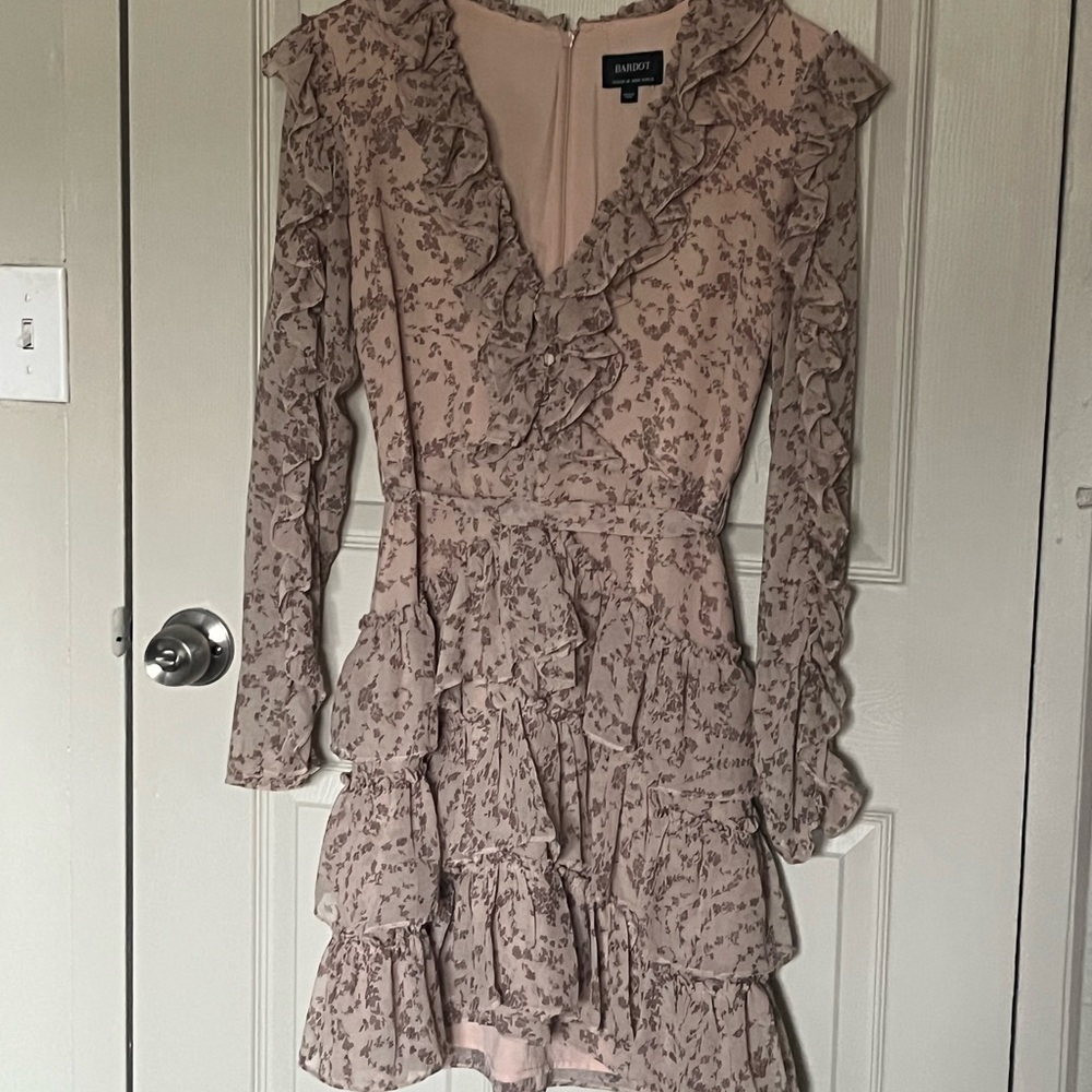 Bardot Ruffle Dress - Picture 2 of 5